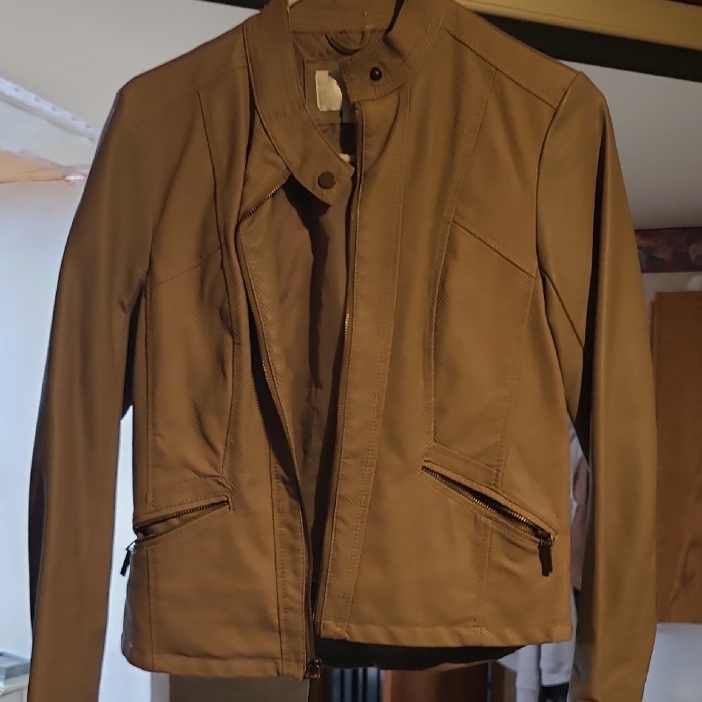 Xhilaration Taupe Textured Jacket
